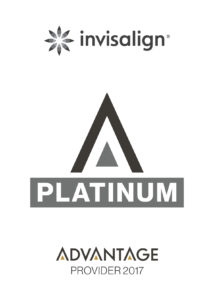 We are a Platinum Provider of Invisalign.